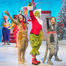 A musical version of the classic story of the mean spirited grinch who plots to steal chirstmas from whoville. These Pics From The Grinch Musical Will Make You Feel Festive E Online
