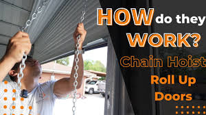 chain hoist roll up doors how do they