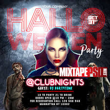 Flyer Template Halloween Party 3