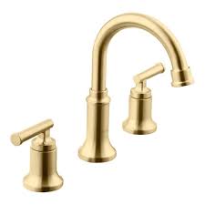 high arc bathroom faucet in matte gold
