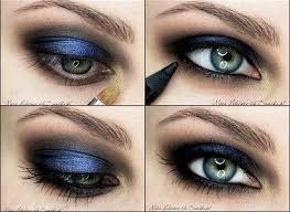 metallic blue eyeshadow tutorial