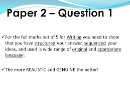 Decided after an individual chat with your teacher! Paper 2 Extended Cambridge Igcse English Language Exam Preparation Ppt Download