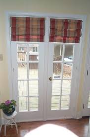 Roman Shades On The French Doors