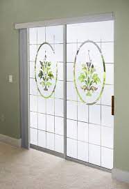decorate sliding glass doors with