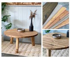 Mek Scandi Wood Round Coffee Table