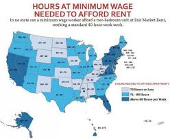 40 Hour Work Week Minimum Wage Cannot Afford 2 Bedroom