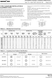 Falk Steelflex Couplings Installation Maintenance Type T10