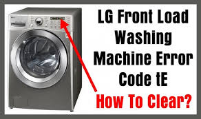 During drying, the washer spins the load at variable speeds to protect clothing, maintain balance and maximize water removal. Lg Front Load Washing Machine Error Code Te How To Clear