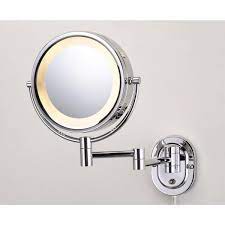 l x10 in w lighted wall makeup mirror