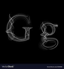 Smoke Font Letter G