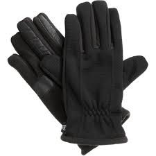 Isotoner Mens Smartouch Ultradry Gloves Gloves Cold