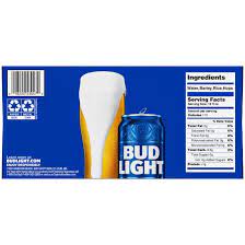 bud light beer 12 pack lager 12 fl
