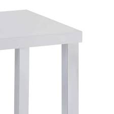 Chrome 22 Square Wood End Table