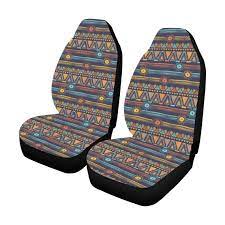 Aztec Pattern Car Front Seat Covers