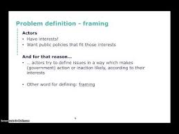 problem definition framing you