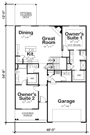 House plans with 2 bedroom inlaw suite. 10 Small House Plans With Open Floor Plans Blog Homeplans Com