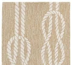 nautical rope outdoor rug pottery barn