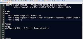 strict template html xhtml css