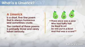 limerick definition form and exles