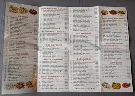 menu at ming garden fast food herne bay