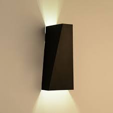 Modern Black Indoor Wall Sconce Up Down Bedroom Staircase Led Wall Light Fixture For Sale Online