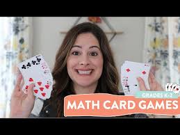 2 fun math games with playing cards