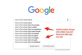 Google suggests you keywords or long tail keywords from their database which are so popular or typed by users. Google Autocomplete 3 Clever Tips Improve Your Seo