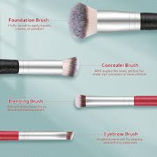 makeup brushes dual ended foundation