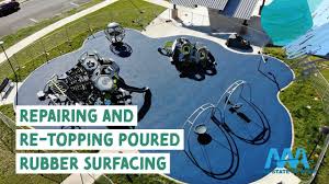poured rubber surfacing