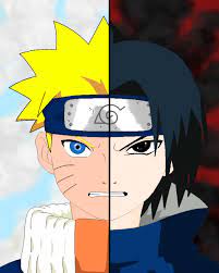 Naruto Vs. Sasuke Two Sides by OHxNOxDOMO on DeviantArt