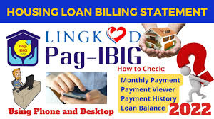 pagibig housing loan billing statement
