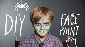 diy face paint zombie makeup for