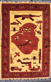 war carpets with obvious weapons