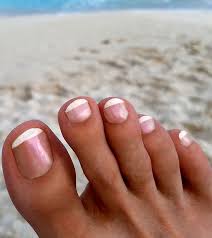 how to do a french pedicure at home 10