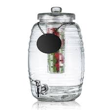 glass beehive style drink dispenser 9 5