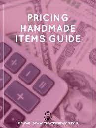 pricing handmade items guide