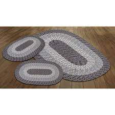 polypropylene reversible area rug set