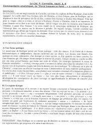 Première L3 2012-2013: Texte 6: Le Cid, P. Corneille, Acte I Scène 6 (1637)