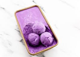 no churn ube ice cream purple yam ice
