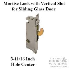 common mortise lock vertical slot