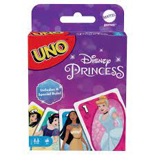 uno disney princesses card game for
