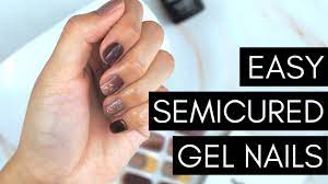 apply gel nail wraps using nails mailed
