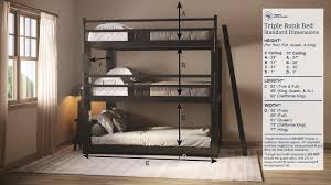 twin xl over queen triple bunk bed