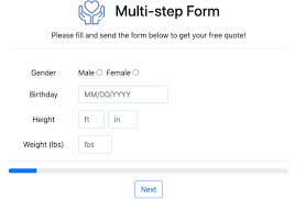 how to build a multi step form vahid