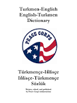 Turkmence-Ingilizce Ingilizce-Turkmence Dictionary Sozluk | PDF