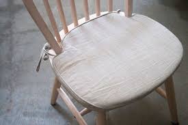 Diy Linen Seat Cushion The Thread