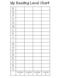Student Data Chart Lucy Calkins Reading Reading Level