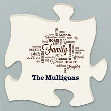 Family Unity Personalized Puzzle Piece