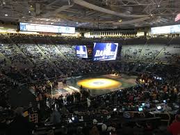 Wrestling Match Picture Of Carver Hawkeye Arena Iowa City
