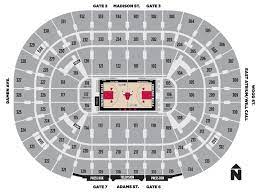 united center seating diagram and